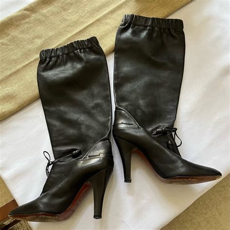 ysl slouch boots|YSL high boots.